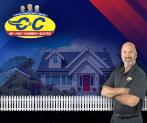 Brand awareness animated medium rectangle banner for HVAC services