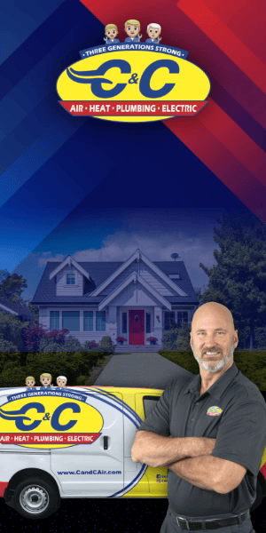 Brand awareness animated vertical banner for HVAC services on streaming platforms